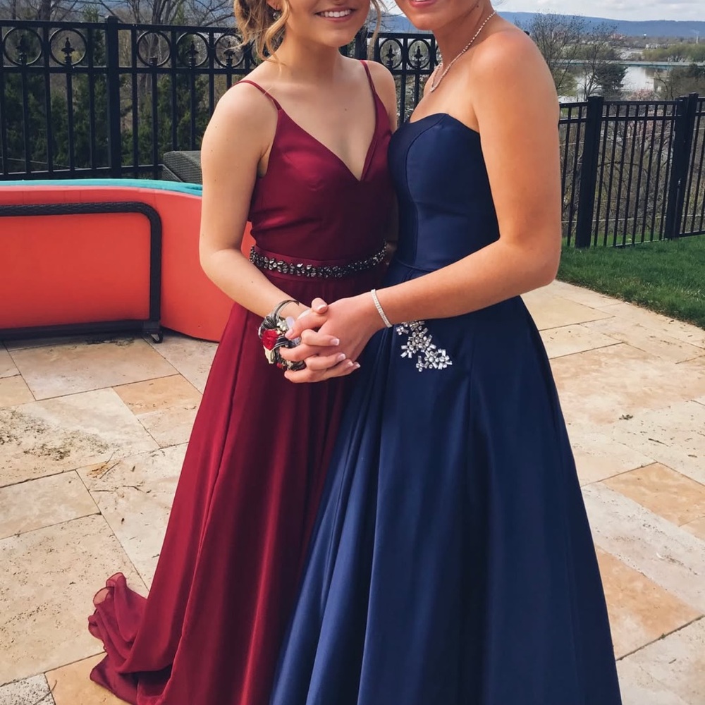 Wine Colored Gown